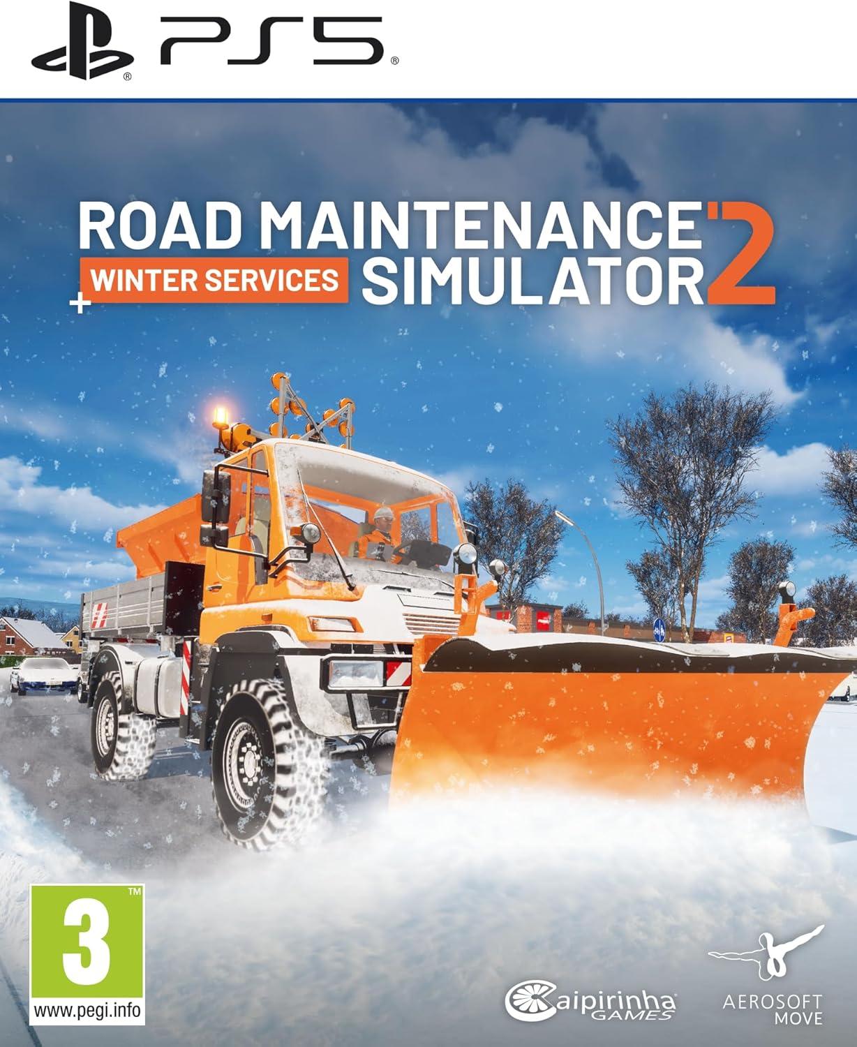 Road Maintenance Simulator 2 - Winter Service (PS5) | JAR Computers Road Maintenance Simulator 2 - Winter Service (PS5)
