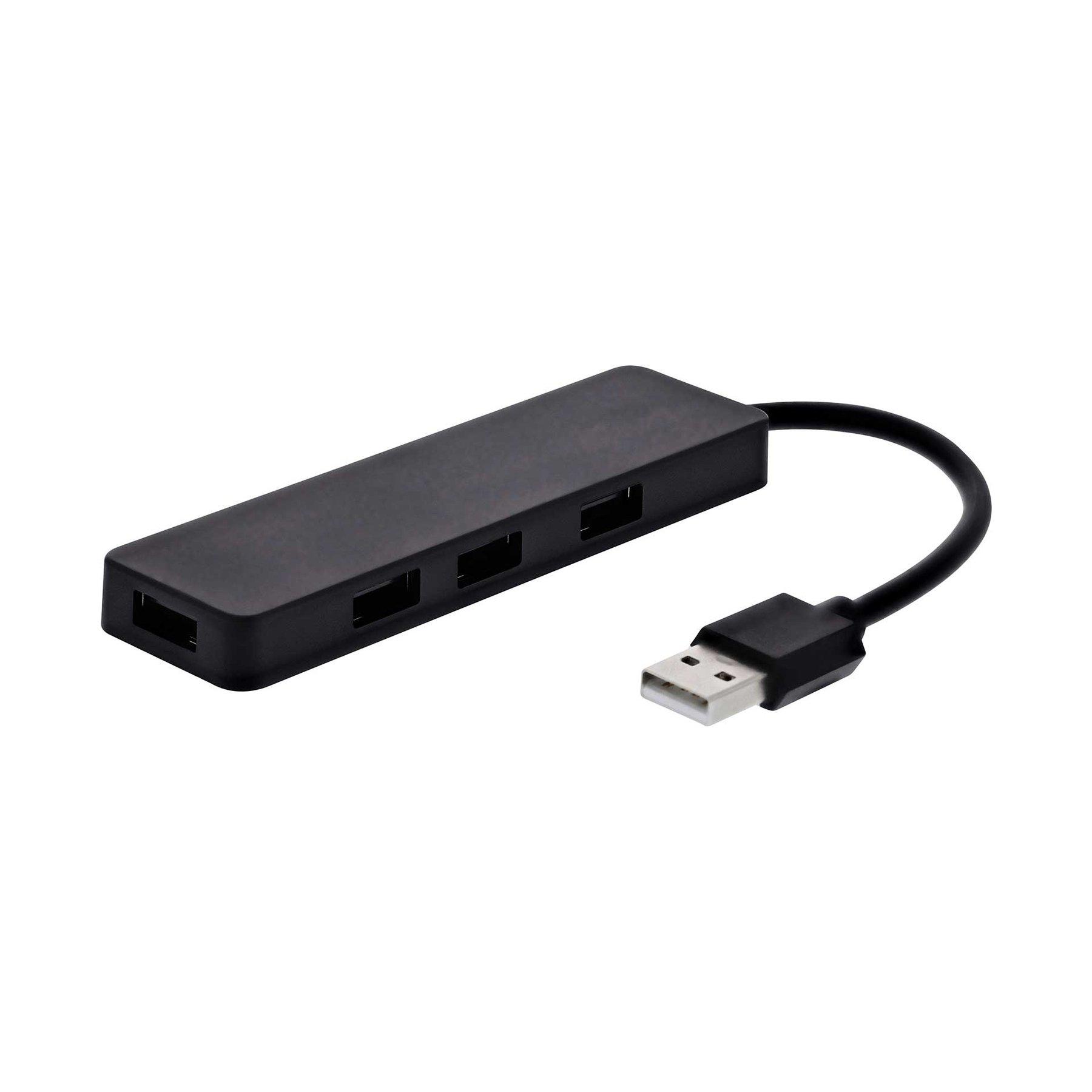 TNB USB хъб First, 4 порта, USB 2.0, черен | JAR Computers TNB USB хъб First, 4 порта, USB 2.0, черен