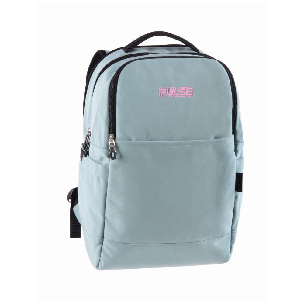 Ученическа раница PULSE Oxford Light Green, за момиче, 4 отделения | JAR Computers Ученическа раница PULSE Oxford Light Green, за момиче, 4 отделения