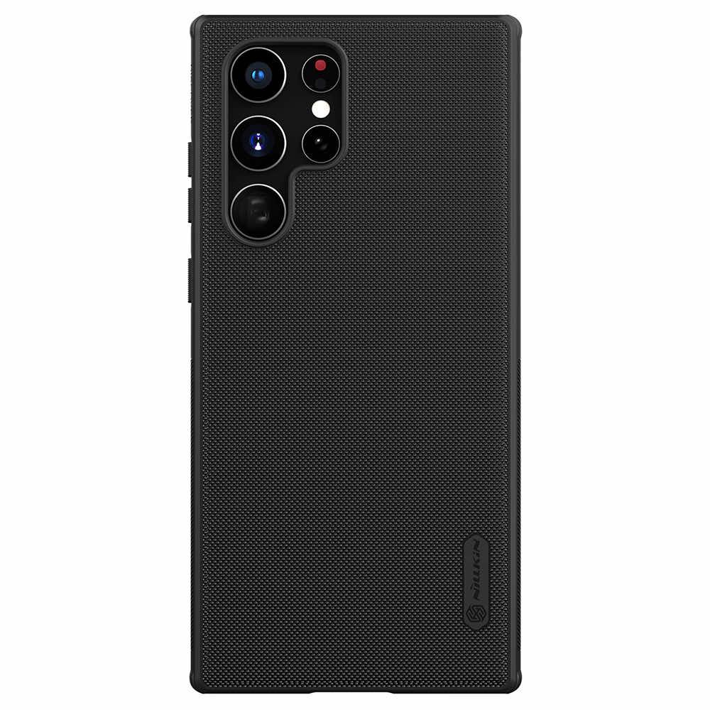Удароустойчив хибриден кейс за Samsung Galaxy S22 Ultra - Nillkin Super Frosted Shield Case (черен) | JAR Computers Удароустойчив хибриден кейс за Samsung Galaxy S22 Ultra - Nillkin Super Frosted Shield Case (черен)
