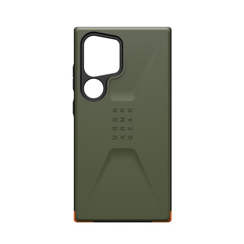 Удароустойчив хибриден кейс за Samsung Galaxy S24 Ultra - Urban Armor Gear Civilian Case (зелен) | JAR Computers Удароустойчив хибриден кейс за Samsung Galaxy S24 Ultra - Urban Armor Gear Civilian Case (зелен)