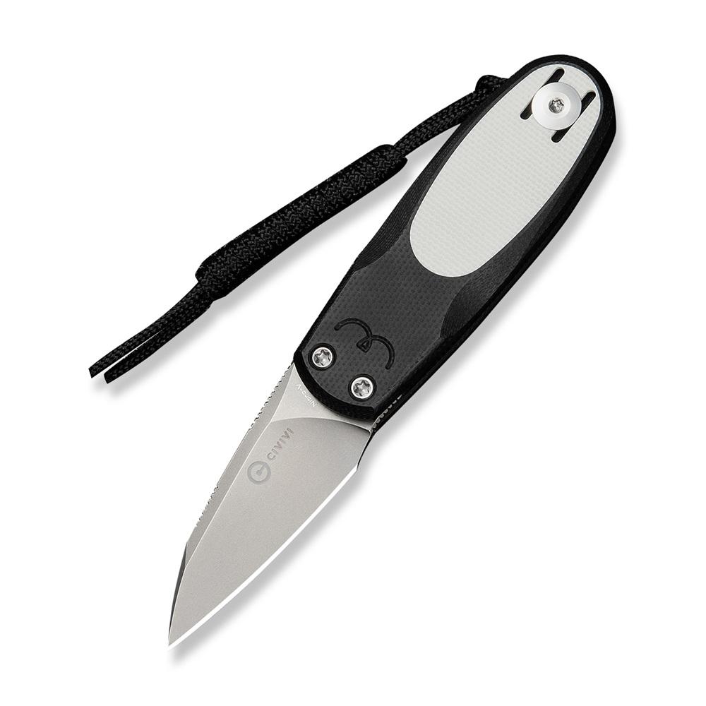 Джобен нож CIVIVI Purr Black & White G10 | JAR Computers Джобен нож CIVIVI Purr Black & White G10