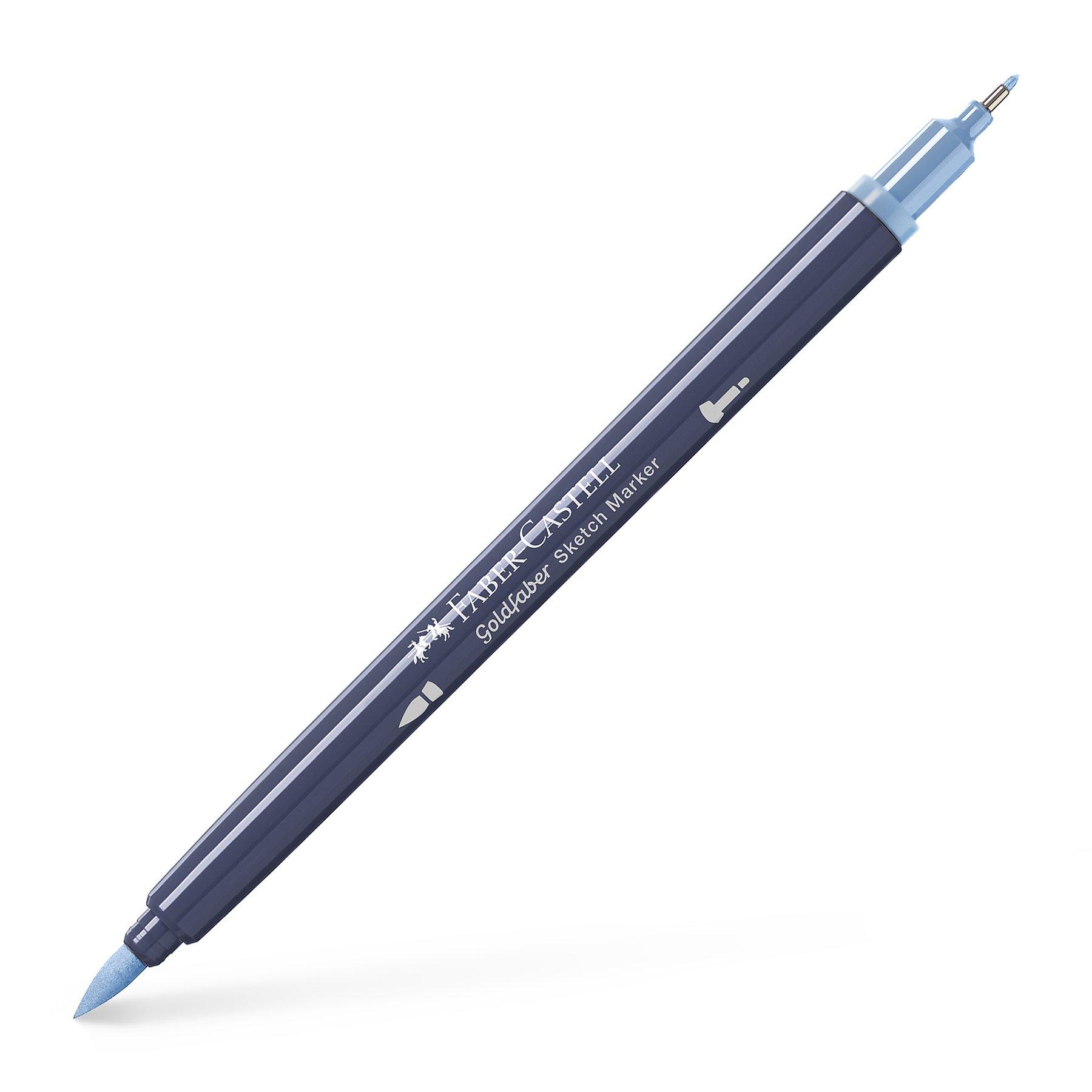 Faber-Castell Маркер Goldfaber Sketch, № 453, тъмен гълъбовосин | JAR Computers Faber-Castell Маркер Goldfaber Sketch, № 453, тъмен гълъбовосин
