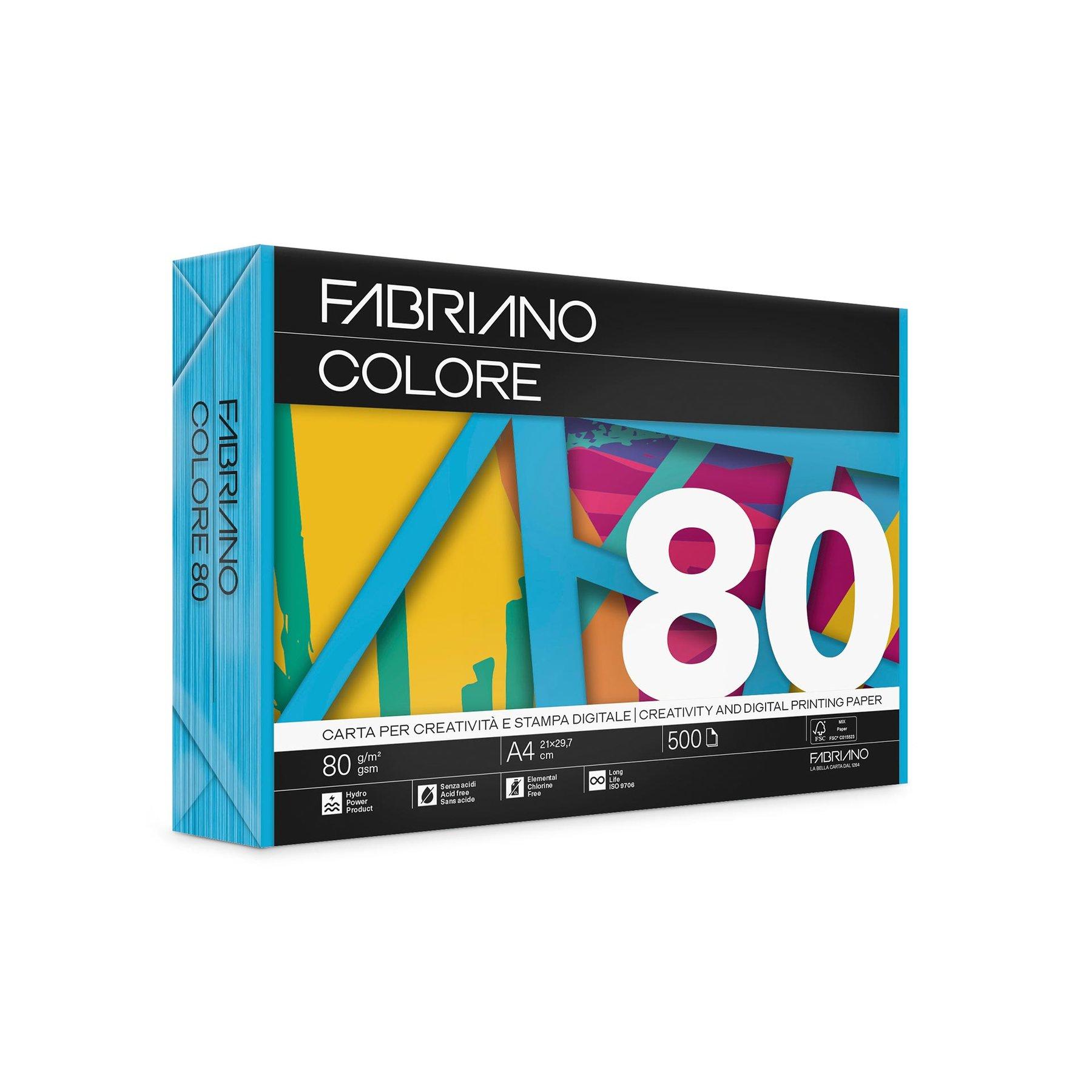 Fabriano Копирна хартия Colore, A4, 80 g/m2, тъмносиня, 500 листа