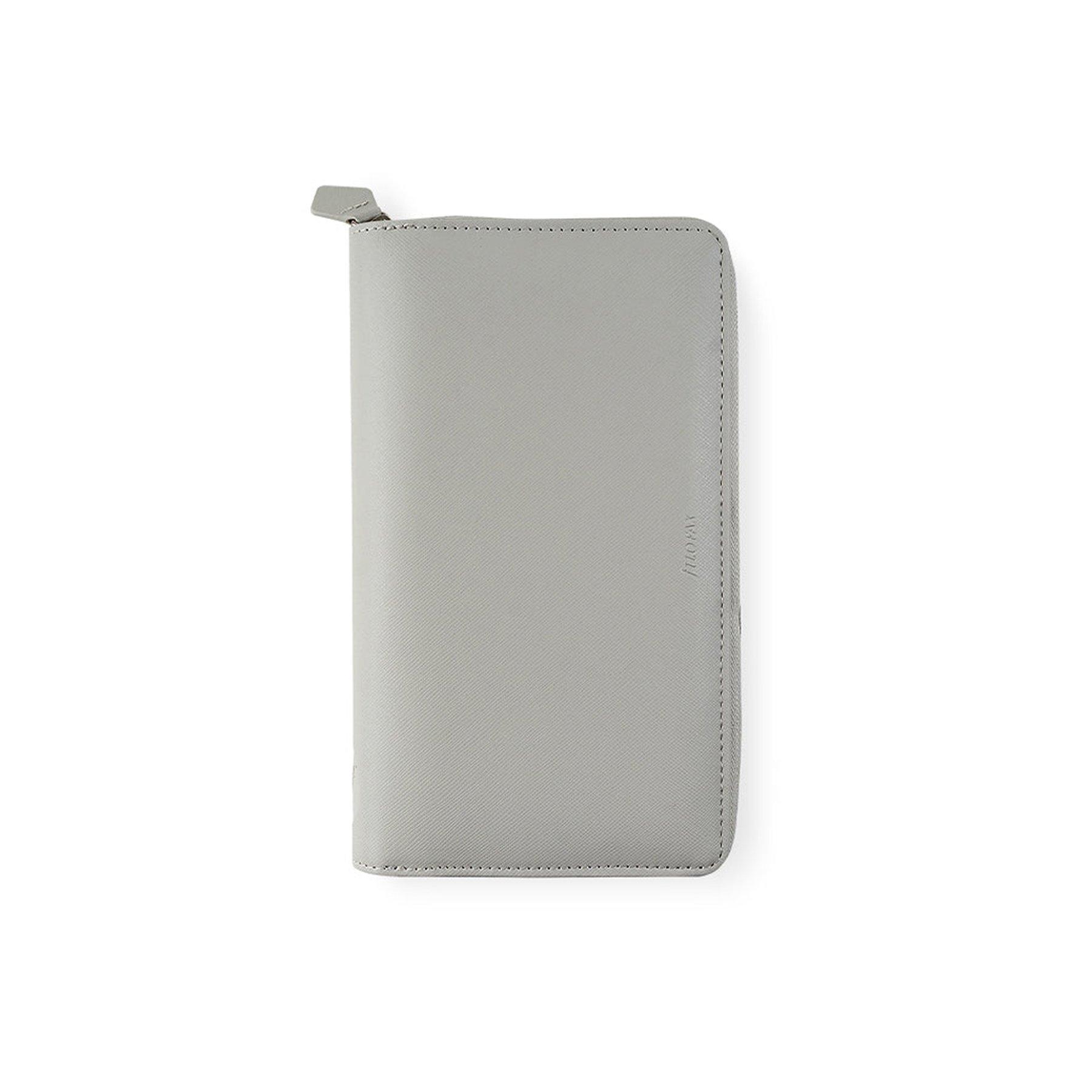 Filofax Органайзер Saffiano Personal, с цип, светлосив | JAR Computers Filofax Органайзер Saffiano Personal, с цип, светлосив