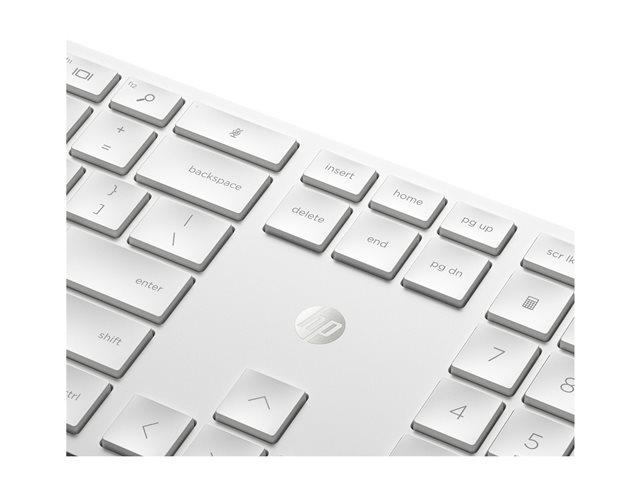 HP 650 Wireless Keyboard and Mouse Combo WHT EURO