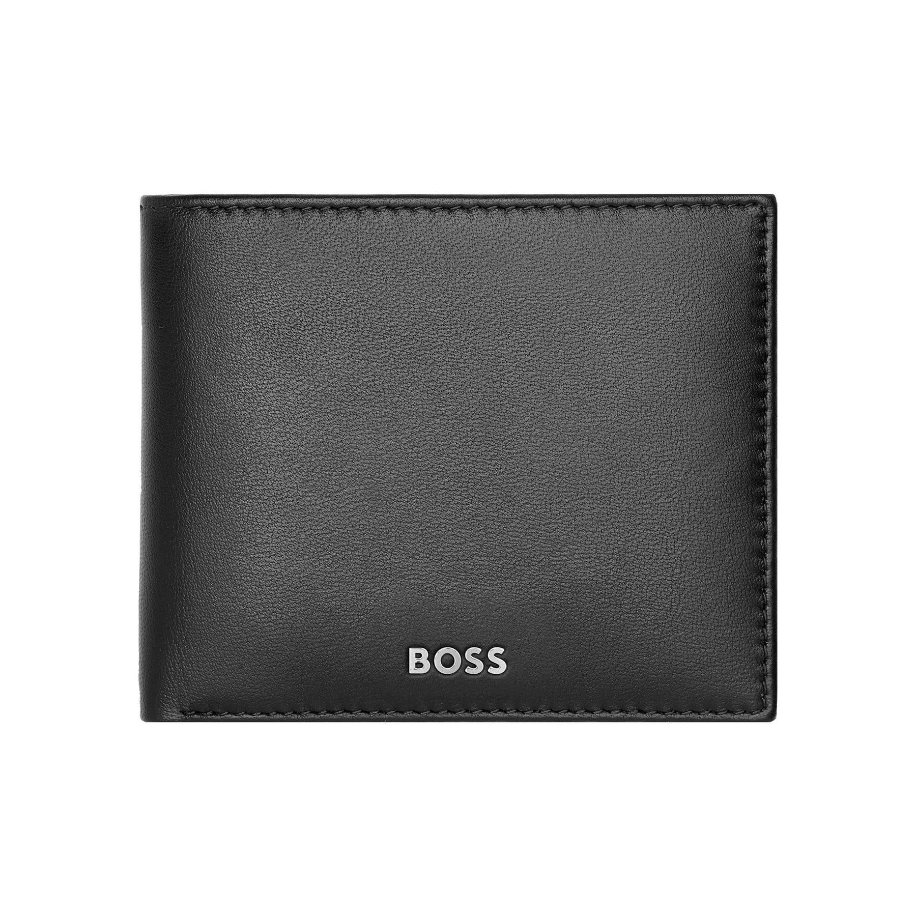 Hugo Boss Портфейл Classic Smooth, с капак, черен | JAR Computers Hugo Boss Портфейл Classic Smooth, с капак, черен
