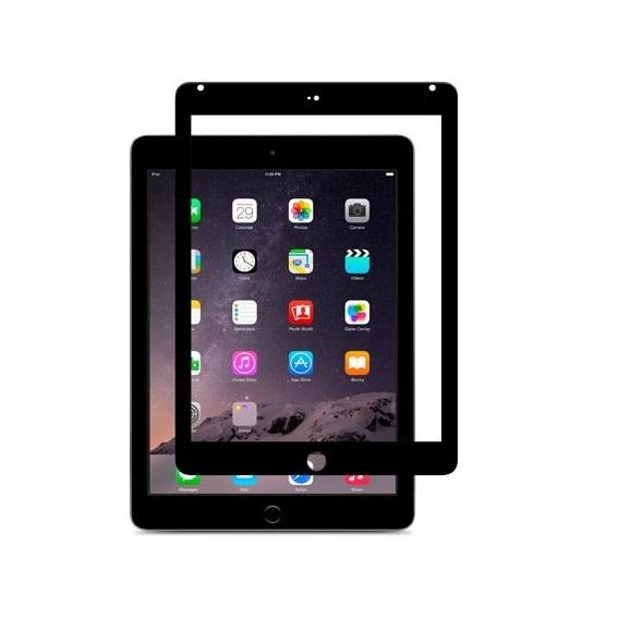 Изключително здраво, стъклено защитно покритие за дисплея на iPad Air, iPad Air 2, iPad Pro 9.7 - Moshi iVisor Glass (черен) | JAR Computers Изключително здраво, стъклено защитно покритие за дисплея на iPad Air, iPad Air 2, iPad Pro 9.7 - Moshi iVisor Glass (черен)