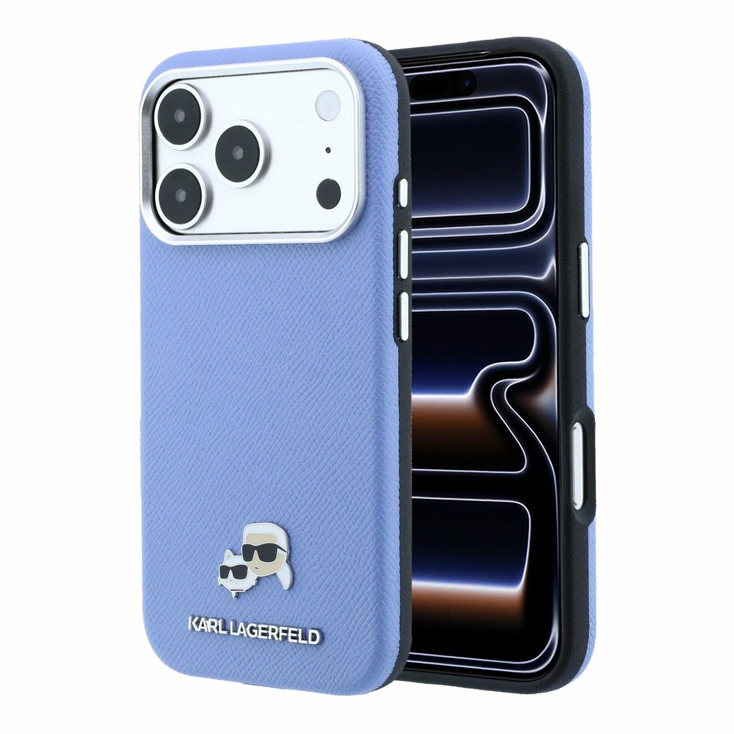 Karl Lagerfeld Калъф Apple iPhone 18 Pro/ 17 Pro, PU Grained Semi Wrap K/CH Heads Magsafe /син/ - KLHMP18L6PSKCHLB | JAR Computers Karl Lagerfeld Калъф Apple iPhone 18 Pro/ 17 Pro, PU Grained Semi Wrap K/CH Heads Magsafe /син/ - KLHMP18L6PSKCHLB