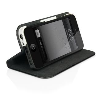 Кожен калъф, тип портфейл и поставка за iPhone 5S, iPhone 5, iPhone SE - Macally SlimCase (бял) | JAR Computers Кожен калъф, тип портфейл и поставка за iPhone 5S, iPhone 5, iPhone SE - Macally SlimCase (бял)
