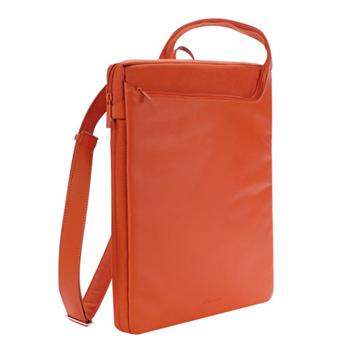 Кожена чанта за MacBook и преносими компютри до 13 инча - Tucano FINA Small Music Bag 13 (оранжев) | JAR Computers Кожена чанта за MacBook и преносими компютри до 13 инча - Tucano FINA Small Music Bag 13 (оранжев)