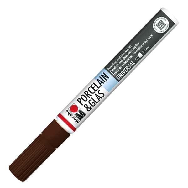 Marabu Маркер за порцелан, 1-2 mm, 295, какао | JAR Computers Marabu Маркер за порцелан, 1-2 mm, 295, какао