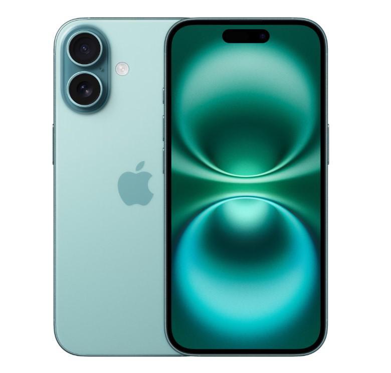 Мобилен телефон Apple iPhone 16 6.1'', 6GB RAM, 256GB SSD, Teal MYEJ3__/A | JAR Computers Мобилен телефон Apple iPhone 16 6.1'', 6GB RAM, 256GB SSD, Teal MYEJ3__/A