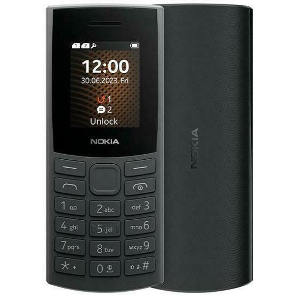 Мобилен телефон Nokia 105 4G (2023), Черен