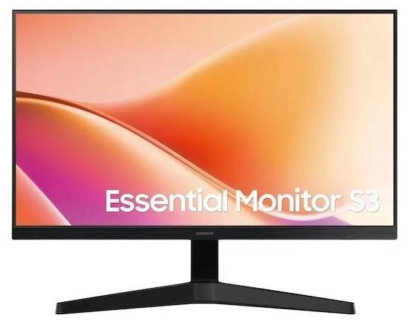 Монитор Samsung - Essential S3 S33GF, 24'', FHD, VA, Anti-Glare, черен | JAR Computers Монитор Samsung - Essential S3 S33GF, 24'', FHD, VA, Anti-Glare, черен
