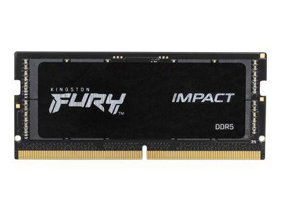 Памет за настолен компютър Kingston RAM FURY Impact - 64 GB (2 x 32 GB Kit) - DDR5 4800 UDIMM CL38 | JAR Computers Памет за настолен компютър Kingston RAM FURY Impact - 64 GB (2 x 32 GB Kit) - DDR5 4800 UDIMM CL38