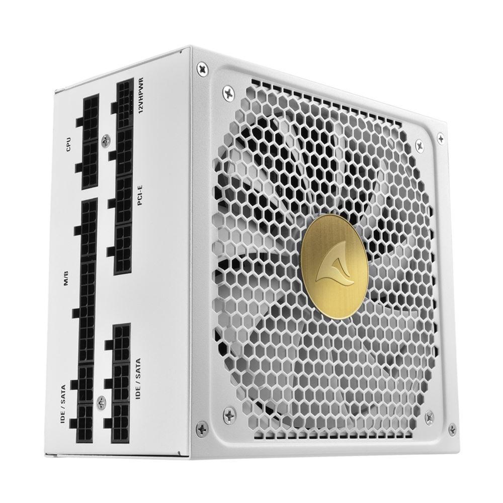 Sharkoon Rebel P30 White 1000W Λευκό Τροφοδοτικό Υπολογιστή Full Modular 80 Plus Gold (REBELP30G1000WH) (SHRREBELP30G1000WH)