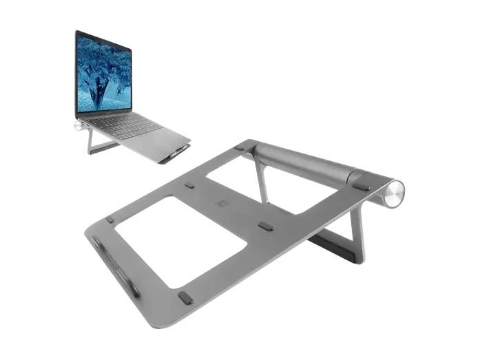 ACT AC8125 алуминиева стойка за лаптоп с USB-C док, 4K HDMI и 100 W PD | JAR Computers ACT AC8125 алуминиева стойка за лаптоп с USB-C док, 4K HDMI и 100 W PD