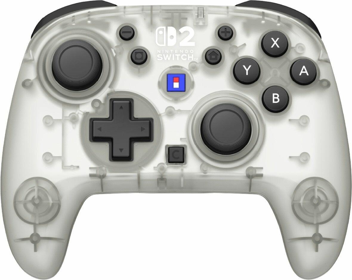 Безжичен контролер Hori - Wireless Horipad Turbo, Frost White (Nintendo Switch 2) | JAR Computers Безжичен контролер Hori - Wireless Horipad Turbo, Frost White (Nintendo Switch 2)
