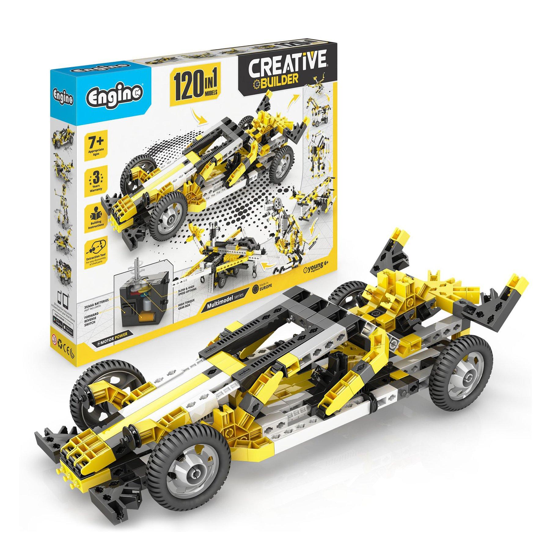 Engino Конструктор Creative Builder Motorized, 120 в 1 | JAR Computers Engino Конструктор Creative Builder Motorized, 120 в 1