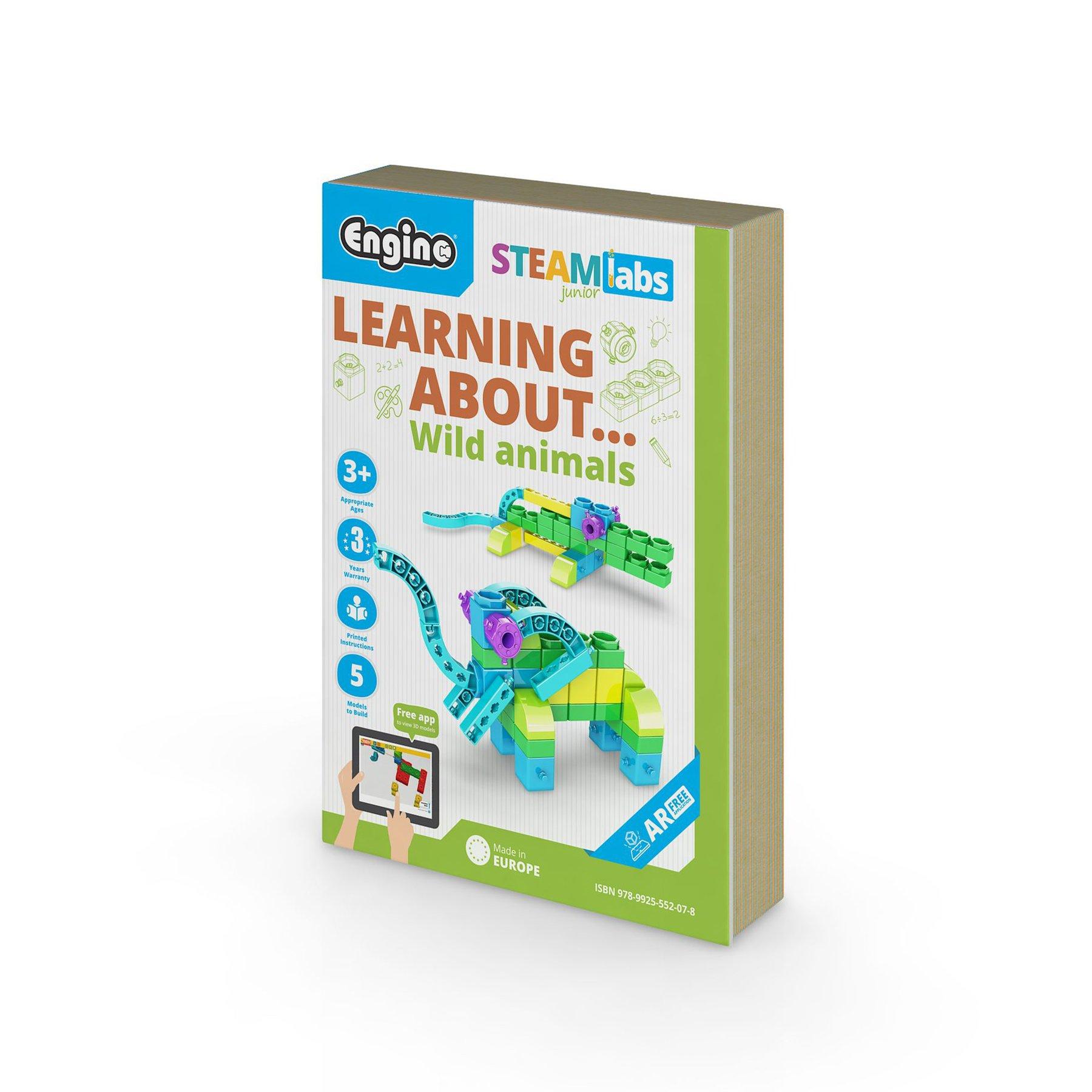 Engino Конструктор Steamlabs Junior - Научи за дивите животни | JAR Computers Engino Конструктор Steamlabs Junior - Научи за дивите животни
