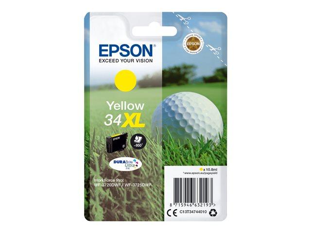 EPSON 2LB Singlepack 34XL Yellow DURABrite Ink Ultra XL   