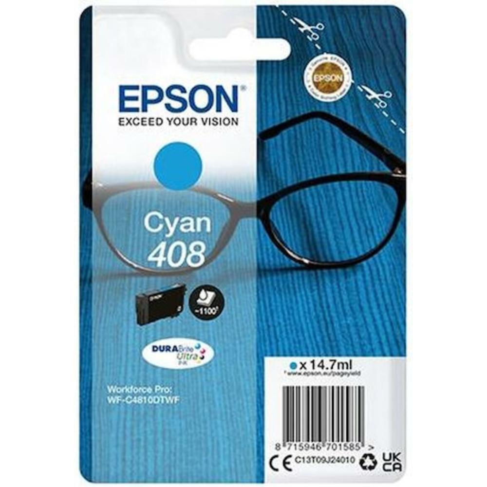 Epson Ink Inkjet 408 Cyan (C13T09J24010) (EPST09J240)