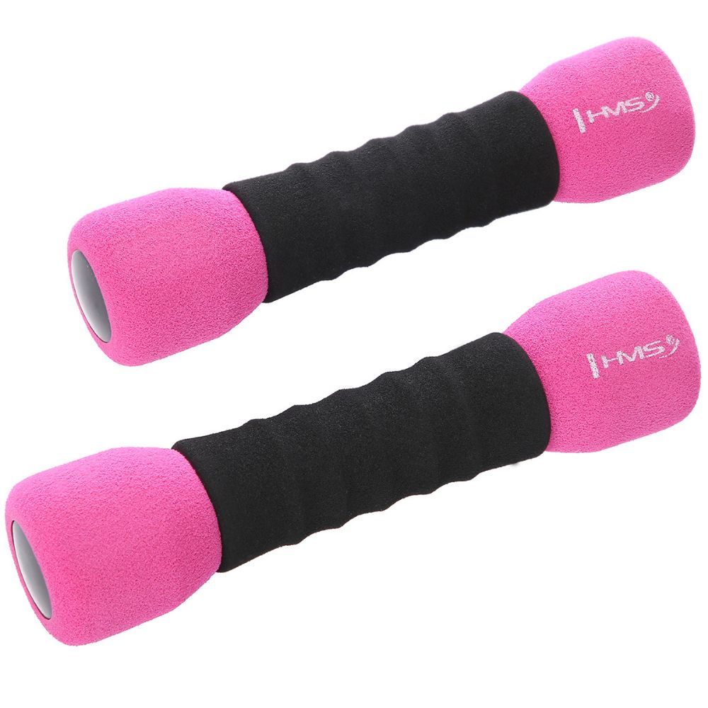 HMS Aerobic Dumbbells 2x1Kg Pink (CM06) (HMSCM06) | JAR Computers HMS Aerobic Dumbbells 2x1Kg Pink (CM06) (HMSCM06)