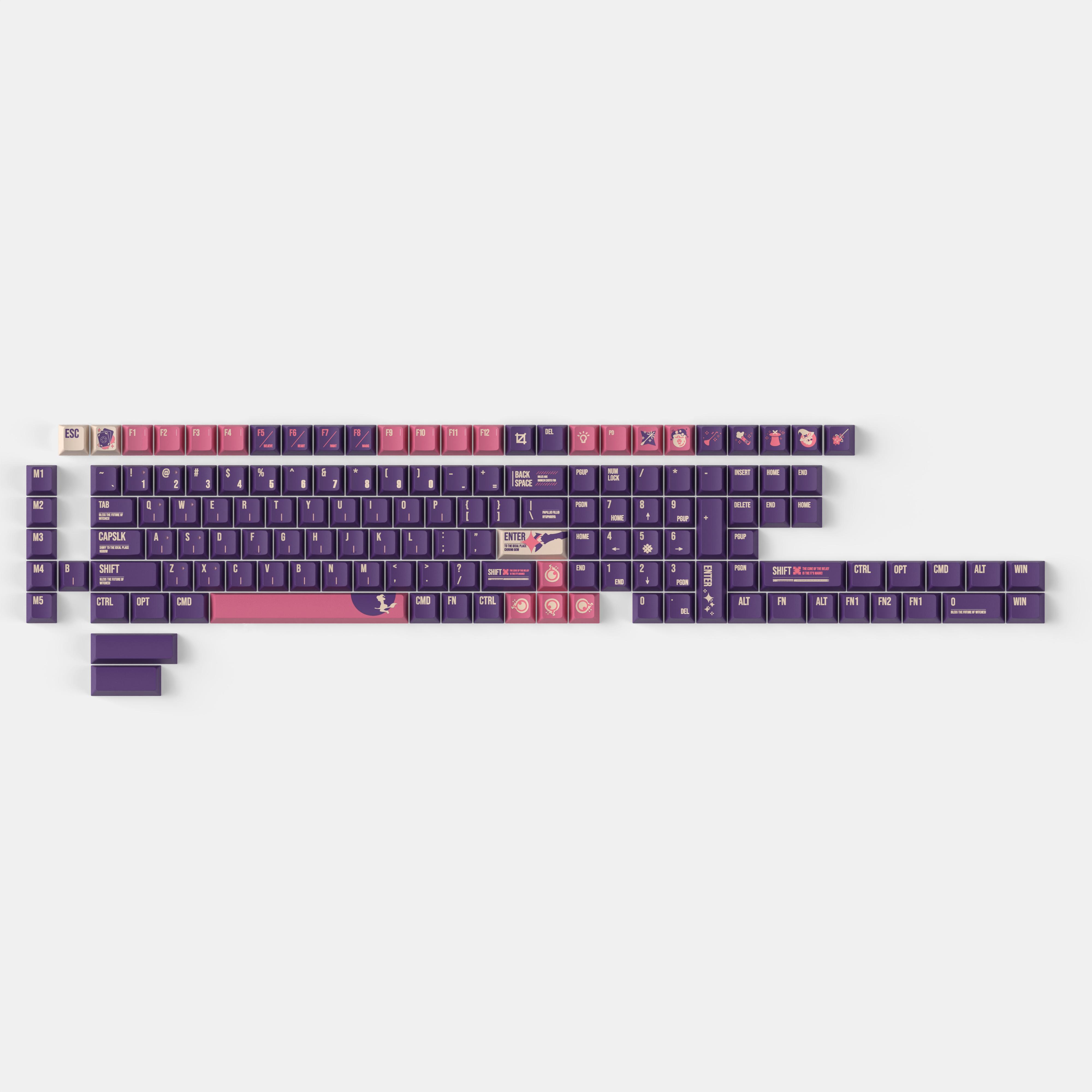 Капачки за механична клавиатура Keychron Cherry Profile Dye-Sub PBT Full Keycap Set - Lunar White | JAR Computers Капачки за механична клавиатура Keychron Cherry Profile Dye-Sub PBT Full Keycap Set - Lunar White