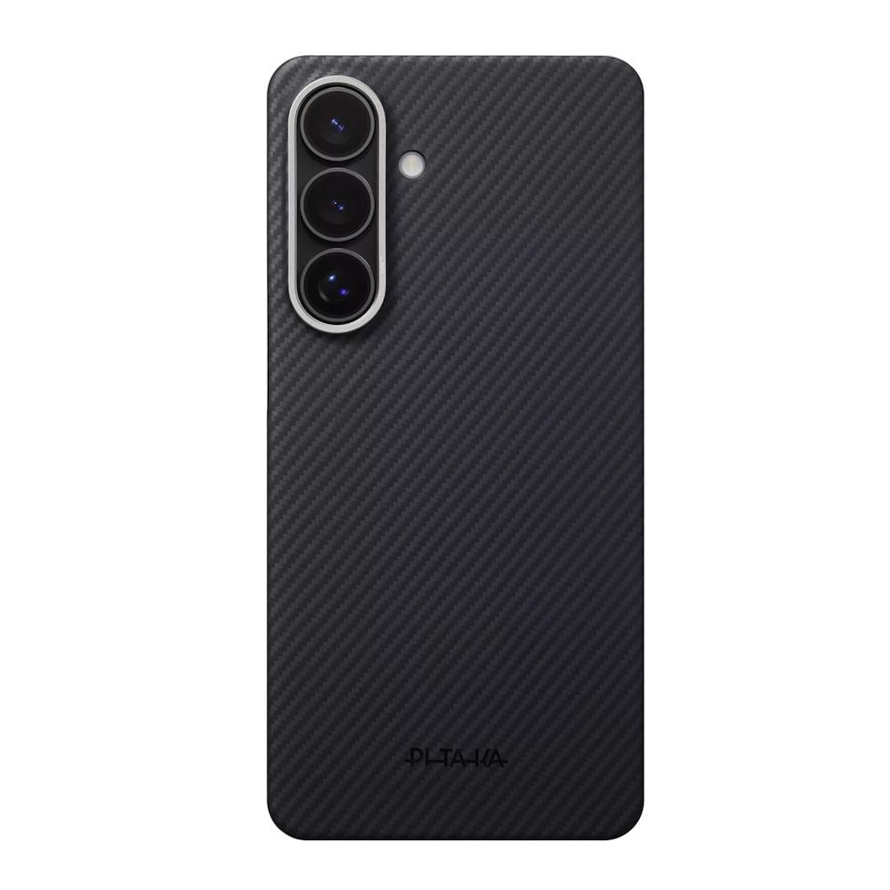 Кевларен кейс с MagSafe за Samsung Galaxy S26 Plus - Pitaka Edge Aramid Fiber MagSafe Case Aaron Button (черен) | JAR Computers Кевларен кейс с MagSafe за Samsung Galaxy S26 Plus - Pitaka Edge Aramid Fiber MagSafe Case Aaron Button (черен)
