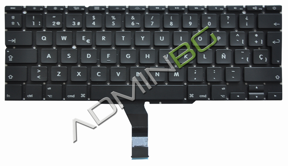 Клавиатура за лаптоп Apple MacBook Air A1370 11.6" Black Without Frame UI BIG Enter - Оригинална | JAR Computers Клавиатура за лаптоп Apple MacBook Air A1370 11.6" Black Without Frame UI BIG Enter - Оригинална