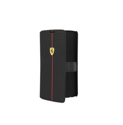 Кожен флип кейс тип портфейл за LG G Flex - Ferrari Formula One Carbon Flip Case (черен) | JAR Computers Кожен флип кейс тип портфейл за LG G Flex - Ferrari Formula One Carbon Flip Case (черен)