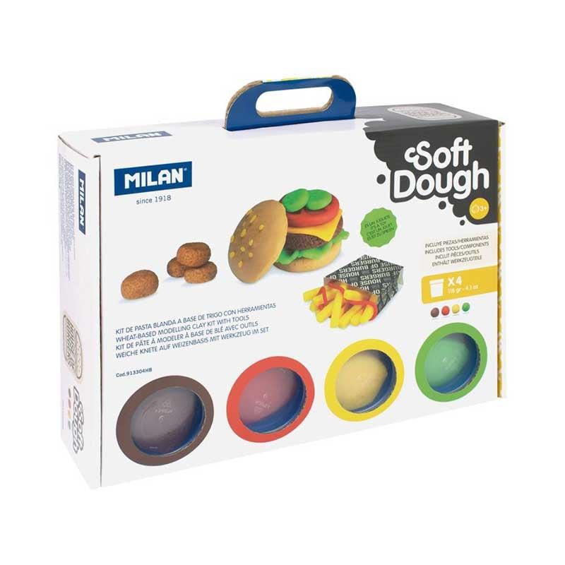 Milan Тесто за моделиране Soft Dough - Комплект Бургери | JAR Computers Milan Тесто за моделиране Soft Dough - Комплект Бургери