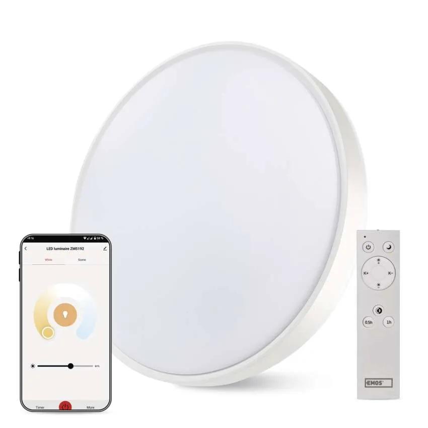 Плафон LED DN500 45W CCT 2700lm 115° димируем 30000h IP20 Wi-Fi GoSmart EMOS | JAR Computers Плафон LED DN500 45W CCT 2700lm 115° димируем 30000h IP20 Wi-Fi GoSmart EMOS