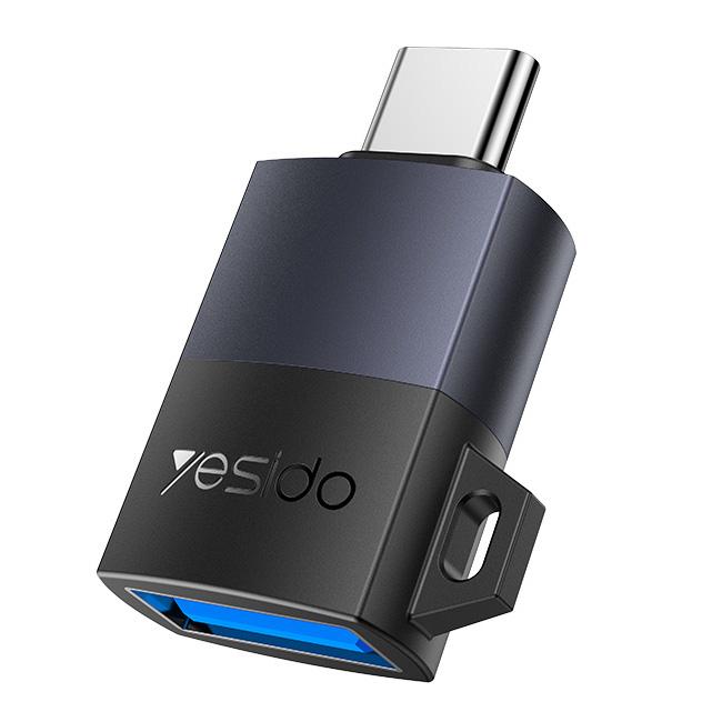 Преходник OTG USB (F) към Type-C (M) Yesido GS31 | JAR Computers Преходник OTG USB (F) към Type-C (M) Yesido GS31