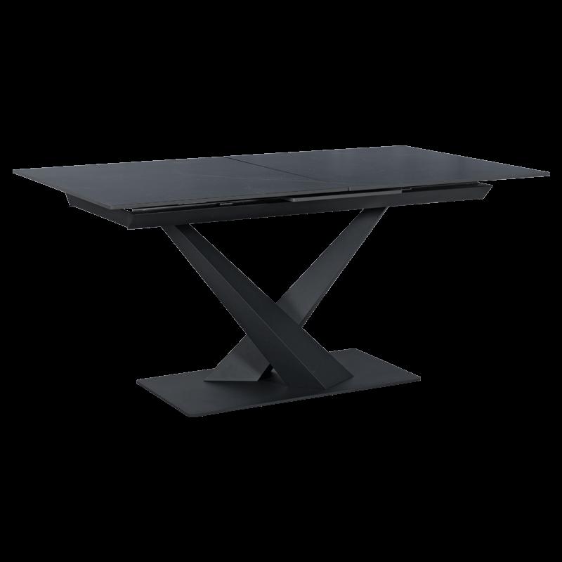 Разтегателна трапезна маса TINACO - черна