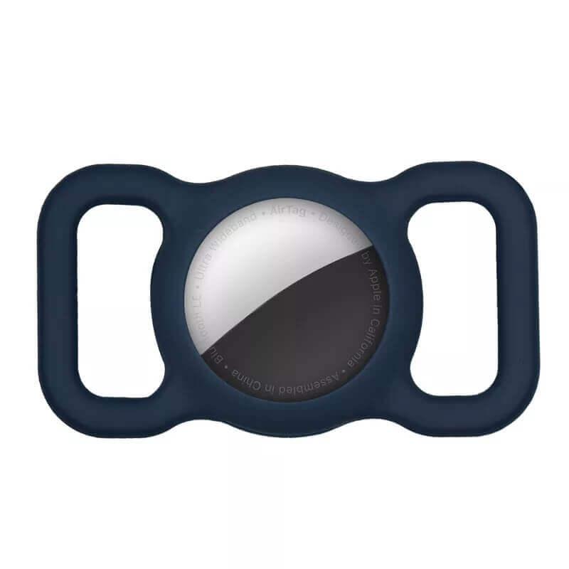 Силиконов държач за каишки за домашни любимци за Apple AirTag - JC AirTag Pet Collar (тъмносин) | JAR Computers Силиконов държач за каишки за домашни любимци за Apple AirTag - JC AirTag Pet Collar (тъмносин)