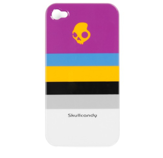 Уникален поликарбонатов кейс за iPhone 4/4S - SkullCandy Purple Stripe | JAR Computers Уникален поликарбонатов кейс за iPhone 4/4S - SkullCandy Purple Stripe