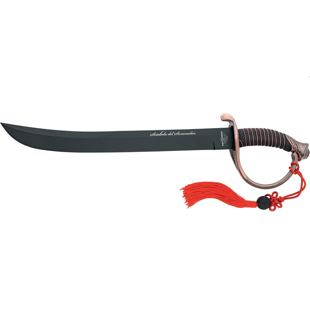 Сомелиерска сабя Fox Knives Sommelier’s Sabre Copper effect, 40см | JAR Computers Сомелиерска сабя Fox Knives Sommelier’s Sabre Copper effect, 40см