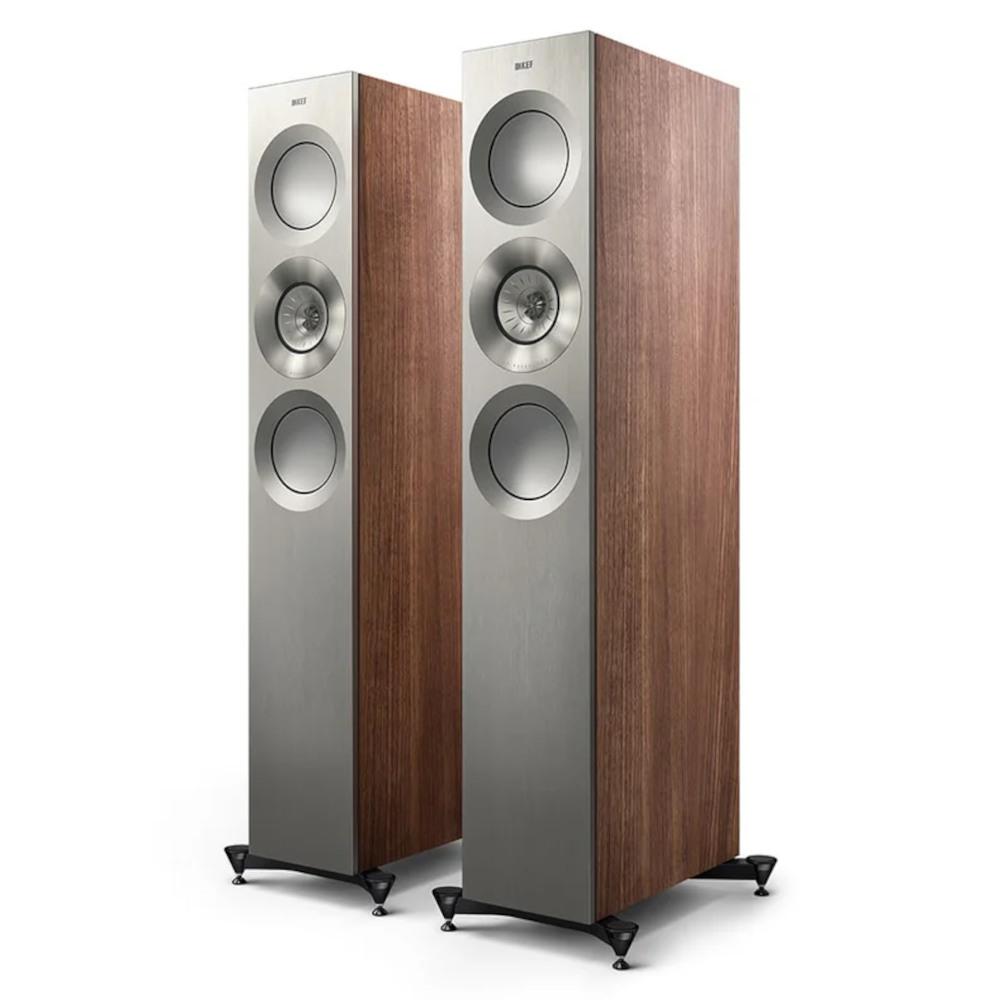 Тонколони KEF Reference 3 Meta - кафяв мат/сребристи