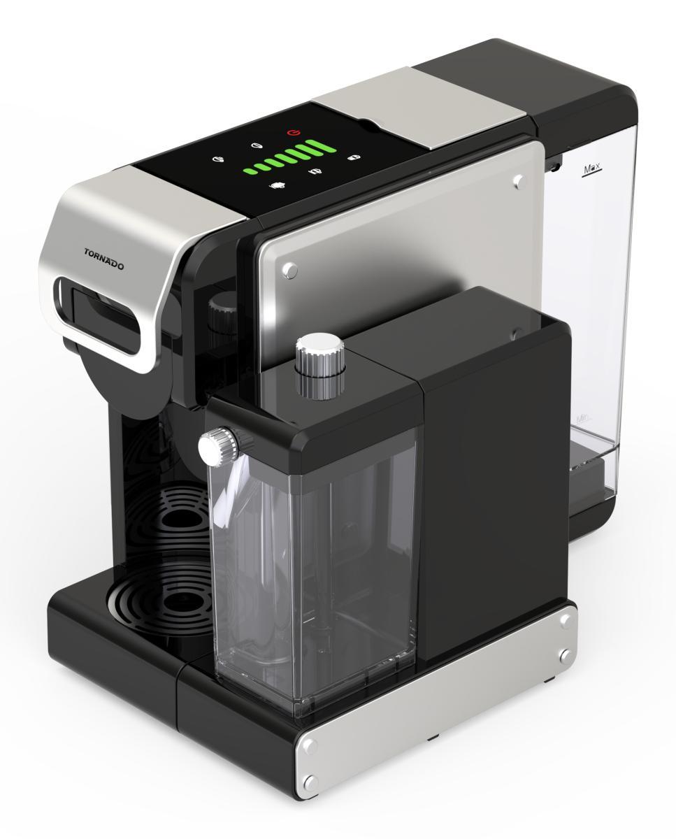 TORNADO TST-550-M | 7-in-1 Multi-Capsule Coffee Machine with Milk Tank | JAR Computers TORNADO TST-550-M | 7-in-1 Multi-Capsule Coffee Machine with Milk Tank