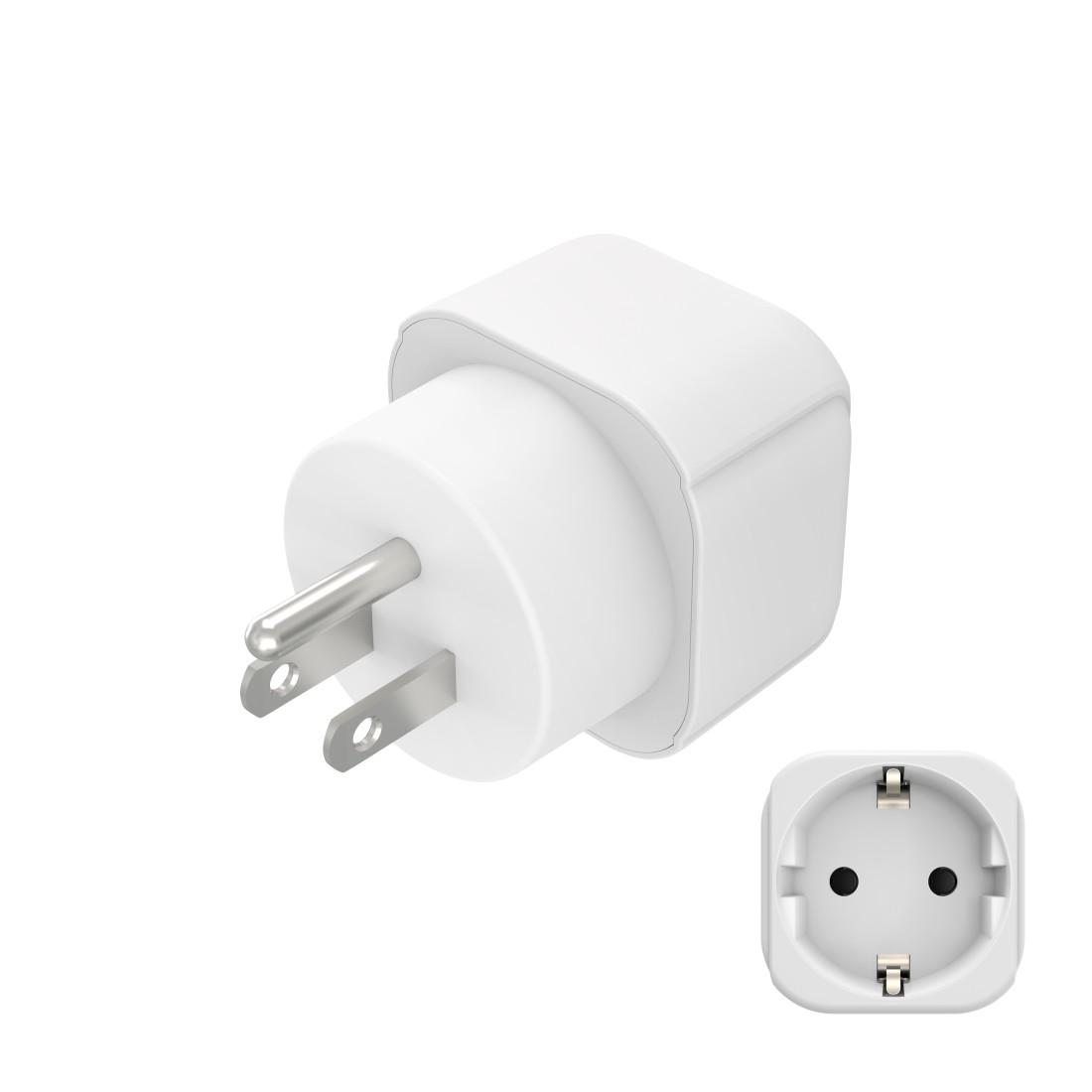 Hama Travel Адаптер, Тип-B, 3-Pin, EU-USA 223438 | JAR Computers Hama Travel Адаптер, Тип-B, 3-Pin, EU-USA 223438