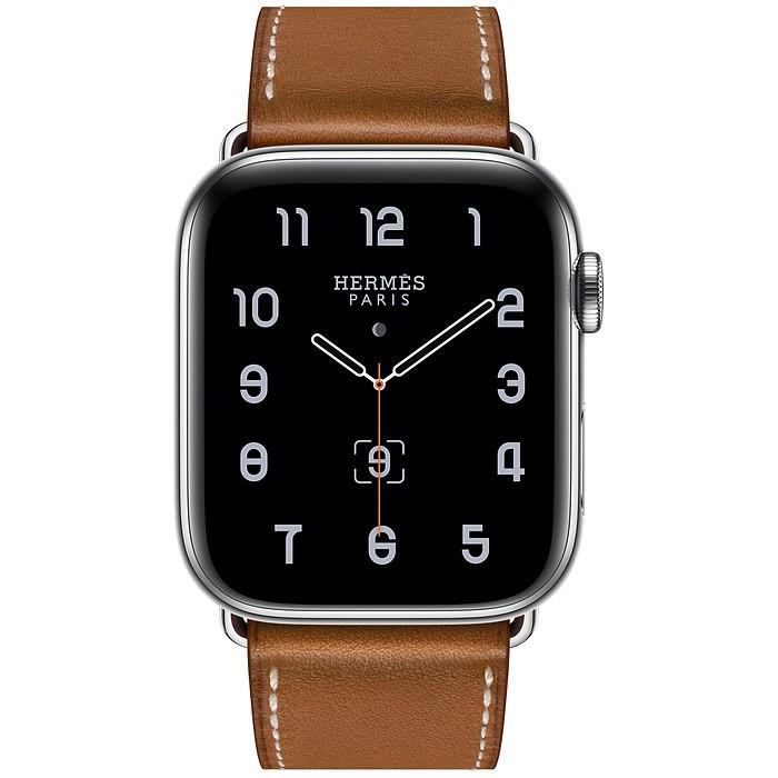 Умен часовник от Apple - Apple Watch Hermes Series 5, 44mm Fauve Stainless Steel Case with Single Tour Deployment Buckle, GPS + Cellular | JAR Computers Умен часовник от Apple - Apple Watch Hermes Series 5, 44mm Fauve Stainless Steel Case with Single Tour Deployment Buckle, GPS + Cellular