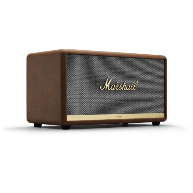 Безжичен аудиофилски спийкър за мобилни устройства с Bluetooth и 3.5 mm изход - Marshall Stanmore II (кафяв) | JAR Computers Безжичен аудиофилски спийкър за мобилни устройства с Bluetooth и 3.5 mm изход - Marshall Stanmore II (кафяв)