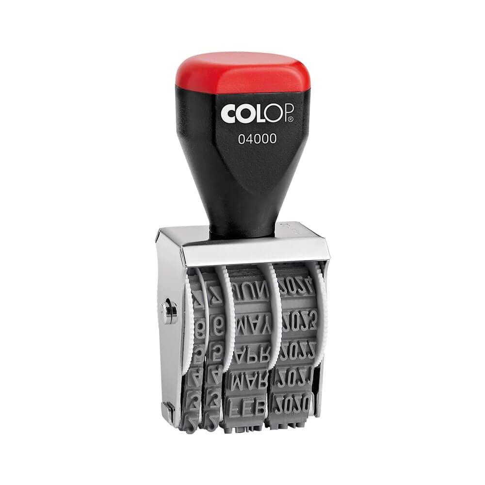 Colop Датник 04000/04, с букви, 4 mm