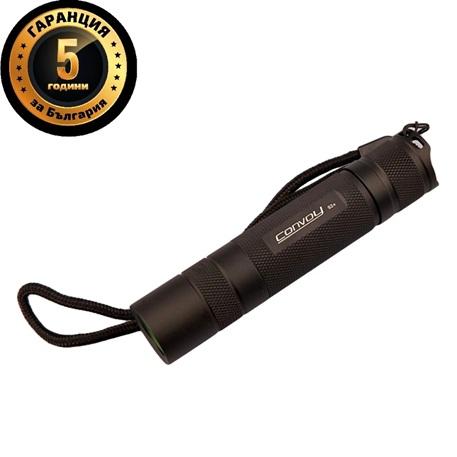 Фенер Dulotec Convoy S2+ Osram с батерия и зарядно | JAR Computers Фенер Dulotec Convoy S2+ Osram с батерия и зарядно