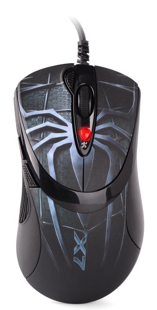 Гейминг мишка A4Tech X7 - XL-747H Blue Spider, синя | JAR Computers Гейминг мишка A4Tech X7 - XL-747H Blue Spider, синя