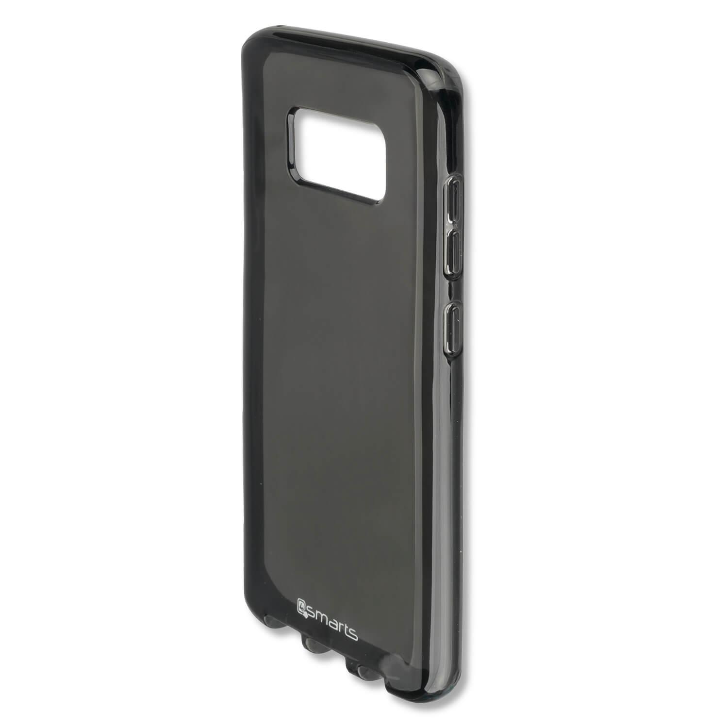 Хибриден удароустойчив кейс за Samsung Galaxy S8 - 4smarts Soft Cover Airy Shield (черен) | JAR Computers Хибриден удароустойчив кейс за Samsung Galaxy S8 - 4smarts Soft Cover Airy Shield (черен)