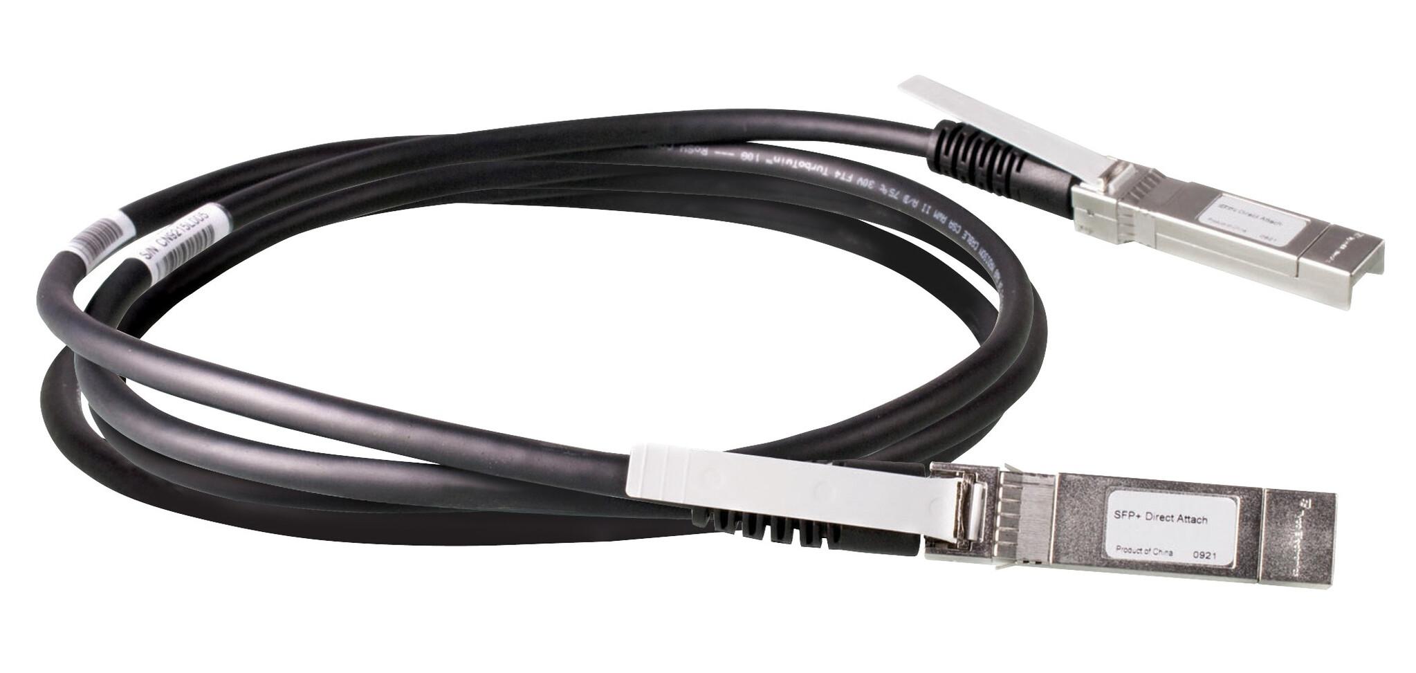 HPE Networking X240 10G SFP+ SFP+ 3m DAC Cable InfiniBand и оптичен кабел 3 м SFP+ Черен | JAR Computers HPE Networking X240 10G SFP+ SFP+ 3m DAC Cable InfiniBand и оптичен кабел 3 м SFP+ Черен