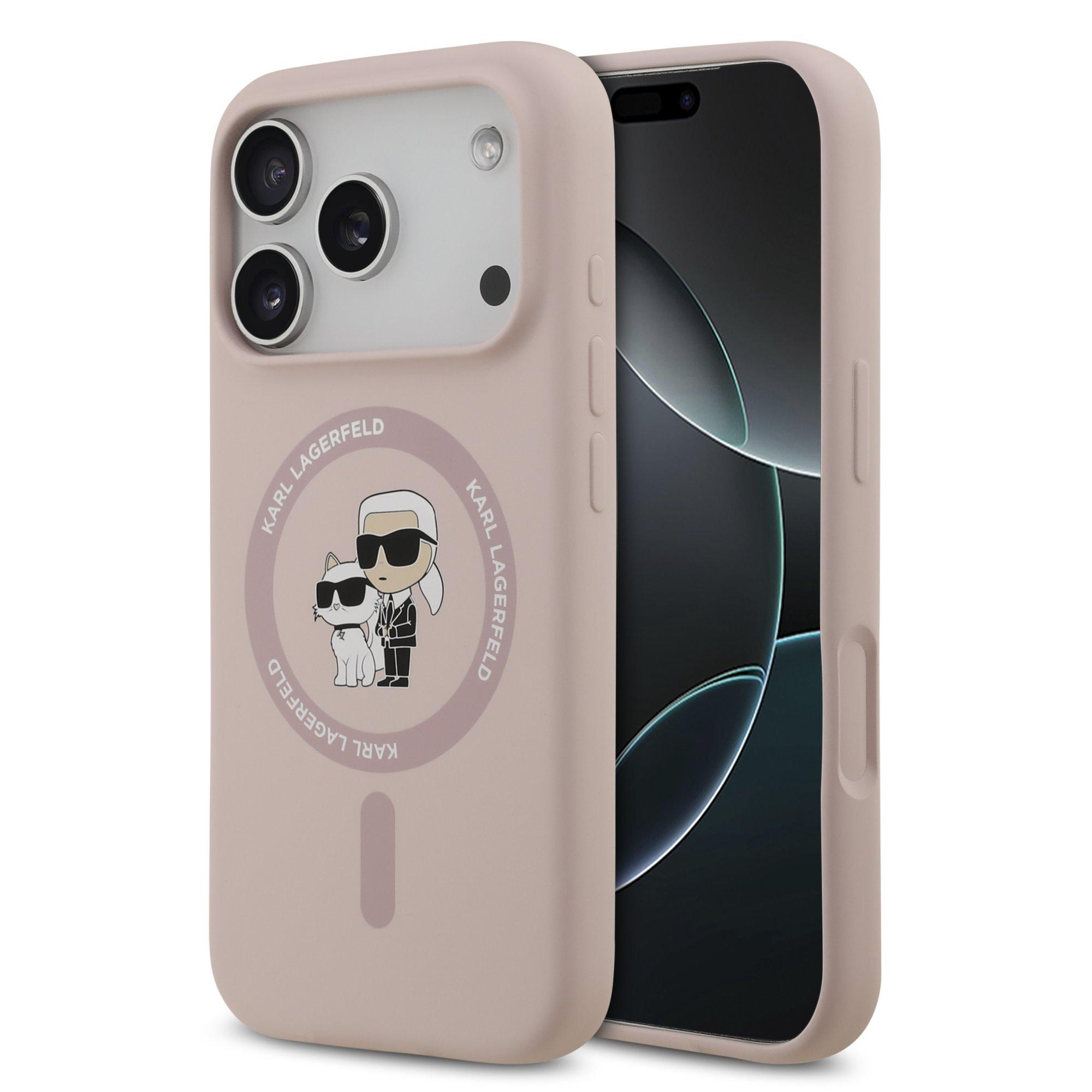 Karl Lagerfeld Калъф Apple iPhone 17 Pro Max, Liquid Silicone K/C MagSafe /розов/ - KLHMP17XSCMKCRHP | JAR Computers Karl Lagerfeld Калъф Apple iPhone 17 Pro Max, Liquid Silicone K/C MagSafe /розов/ - KLHMP17XSCMKCRHP